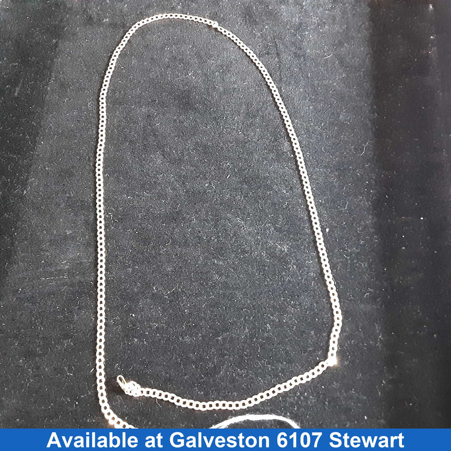 Cuban Link Chain - Yellow Gold 14k (.585) 6 grams 22 inch