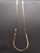 Herringbone Chain - Yellow Gold 14k (.585) 21.6 grams 22 inch