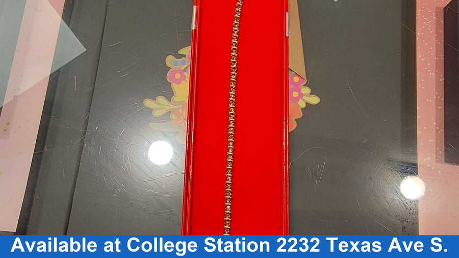 Tennis Bracelet - Yellow Gold 10k (.417) 8.6 grams 8 inch