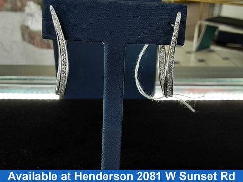 Earrings - White Gold 14k (.585) 7.3 grams