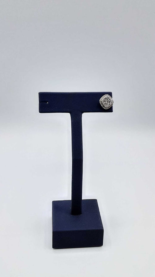 Single Stud Earring - White Gold 10k (.417) 1.7 grams