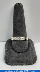 Ring - Wedding Band - White Gold 14k (.585) 2.7 grams Size 10.5