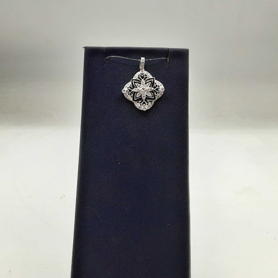 Diamond Pendant - Silver 2.7 grams