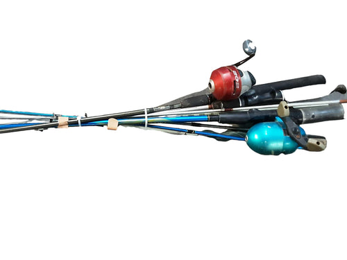 Nomf Set Of 4 Multi-color Fishing Rod & Reel Combo