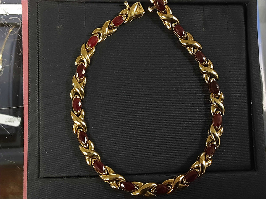 Turkish Bracelet - Yellow Gold 14k (.585) 14.7 grams 7 inch