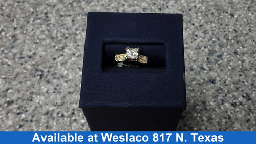 Women's Ring - Solitaire - Yellow Gold 10k (.417) 1.5 grams Size 4