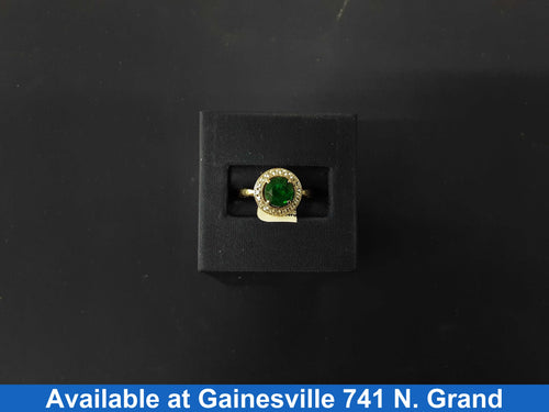 Women's Ring - Solitaire - Yellow Gold 10k (.417) 2.2 grams Size 8