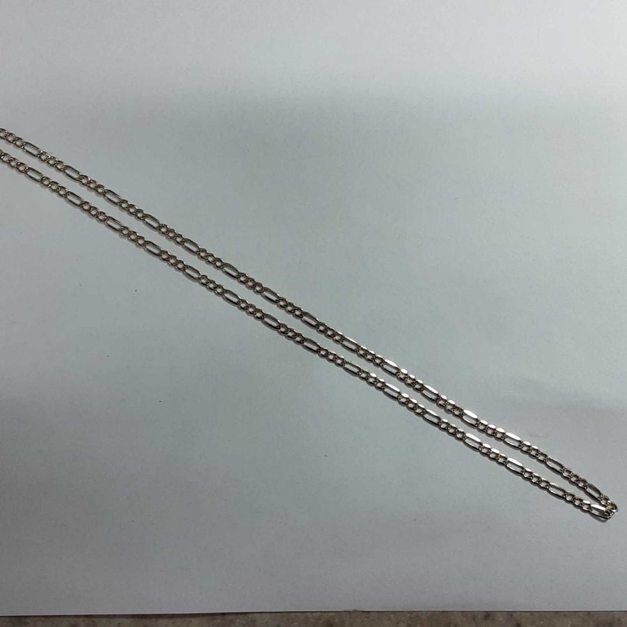 Figaro Chain - Tricolor Gold 14k (.585) 8.2 grams 16 inch