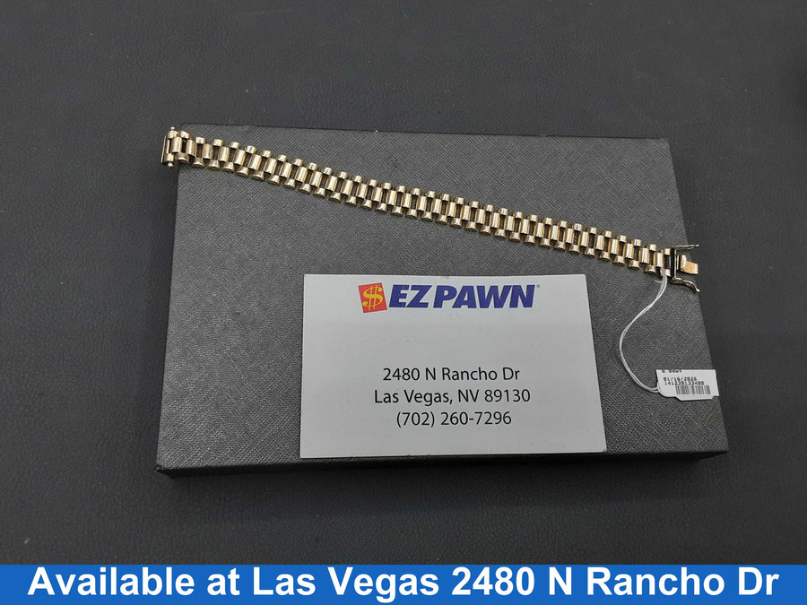 Bracelet - Yellow Gold 10k (.417) 23 grams 8 inch