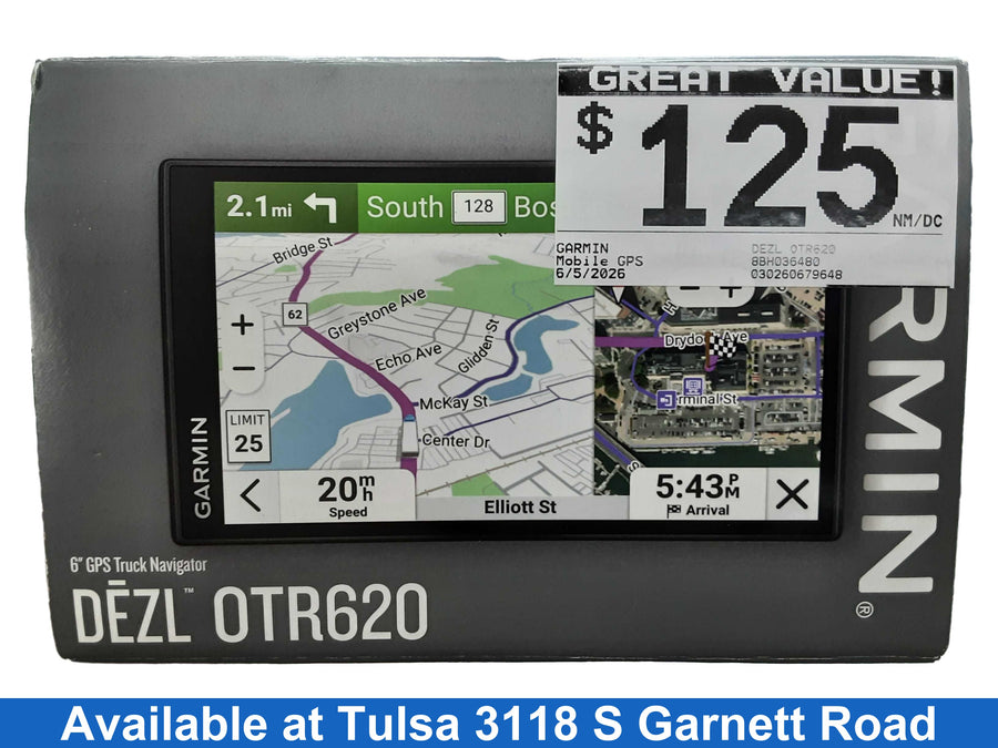 Garmin Dezl Otr620 Black
