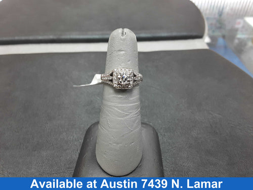 Women's Ring - White Gold 14k (.585) 4.2 grams Size 5.5