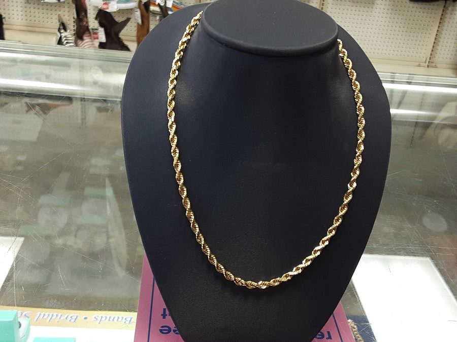 Rope Chain - Yellow Gold 18k (.750) 18.9 grams 20 inch
