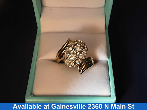 Women's Ring - Yellow Gold 18k (.750) 8.4 grams Size 10
