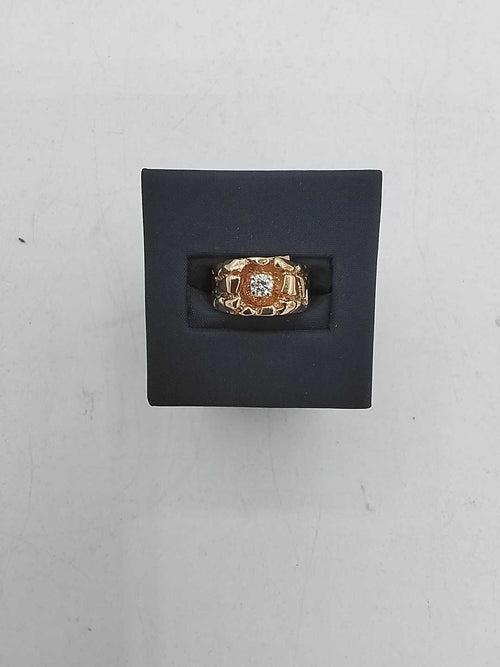 Men's Ring - Yellow Gold 14k (.585) 5.8 grams Size 20