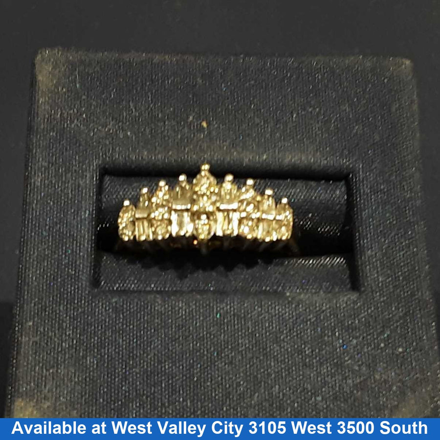 Women's Ring - Yellow Gold 10k (.417) 3 grams Size 9