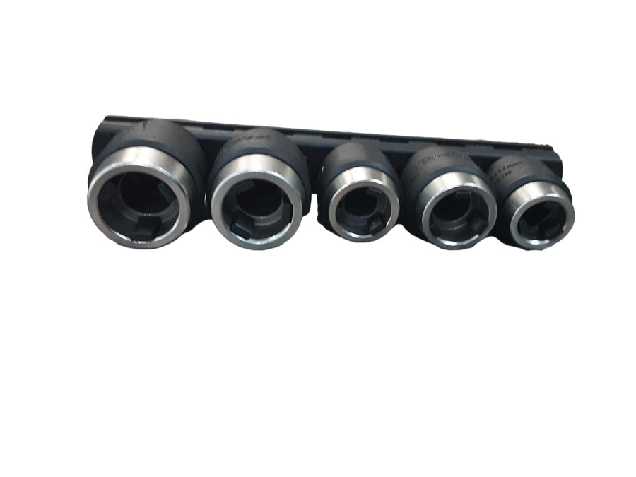 Duralast Duralast 3/8in Drive Sae/metric Grip Socket Set 5 Black Socket