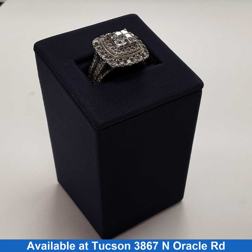 Women's Ring - White Gold 10k (.417) 6.5 grams Size 6.5
