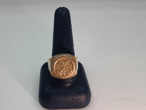 Men's Ring - Yellow Gold 10k (.417) 6 grams Size 13