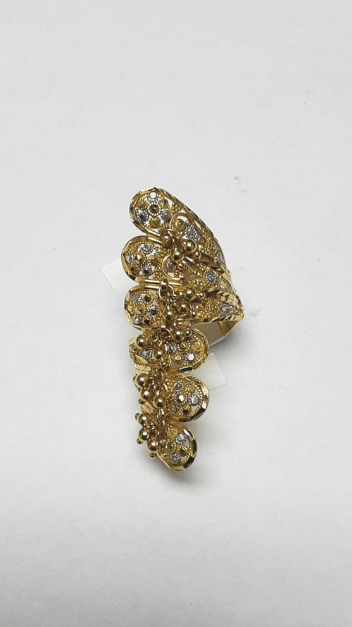 Women's Ring - Yellow Gold 22k (.917) 10.6 grams Size 6.5
