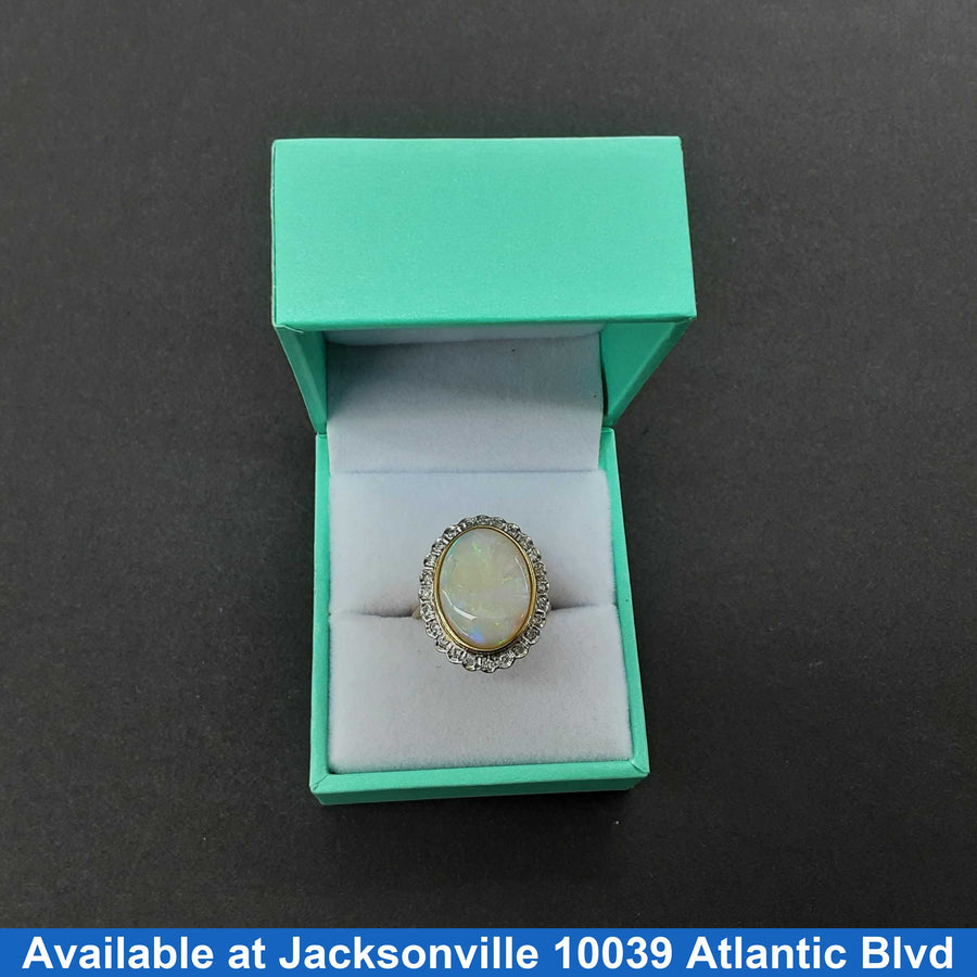 Women's Ring - Yellow Gold 14k (.585) 6.9 grams Size 7.5