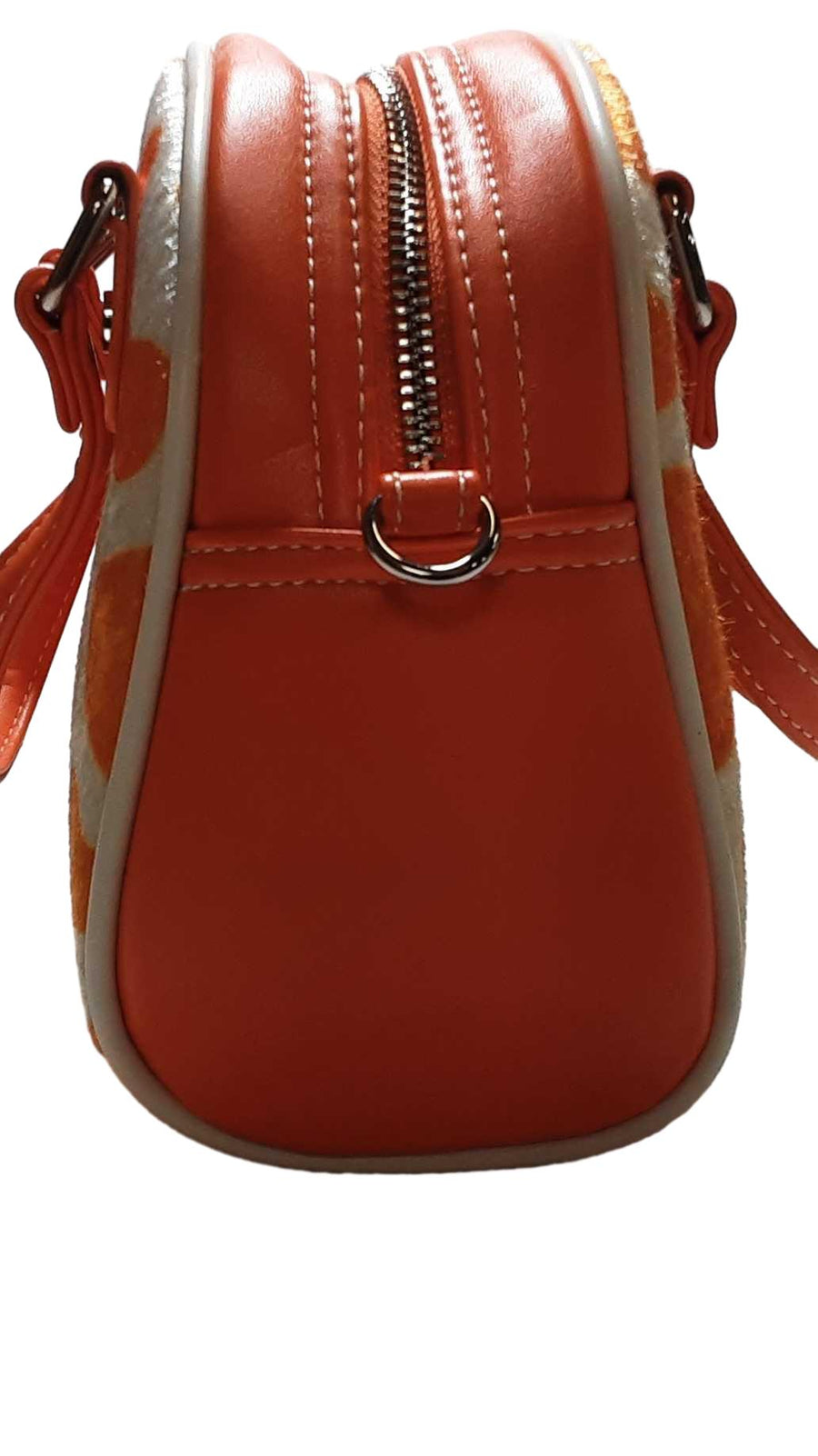 Von Dutch Von Dutch Orange Cow Print Bowling Bag Orange Purse / Handbag