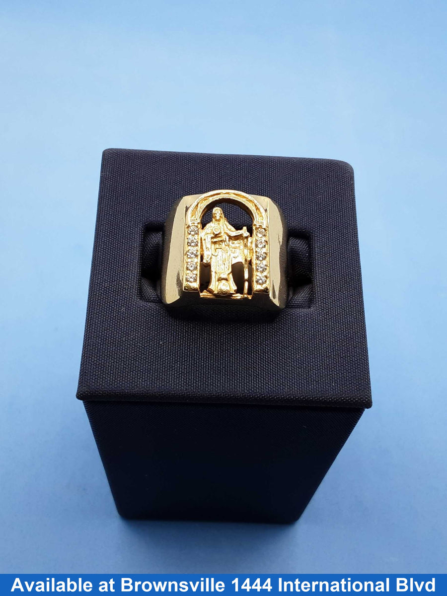 Men's Ring - Yellow Gold 10k (.417) 6.3 grams Size 8