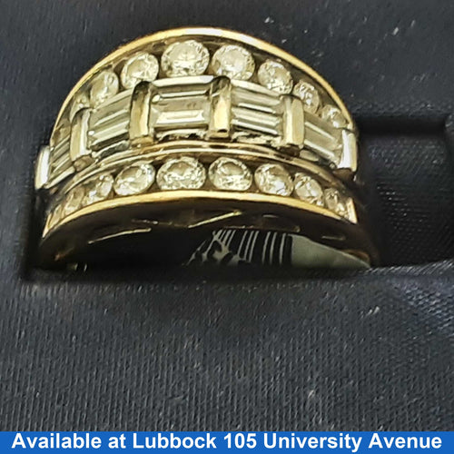 Women's Ring - Yellow Gold 14k (.585) 8.1 grams Size 7