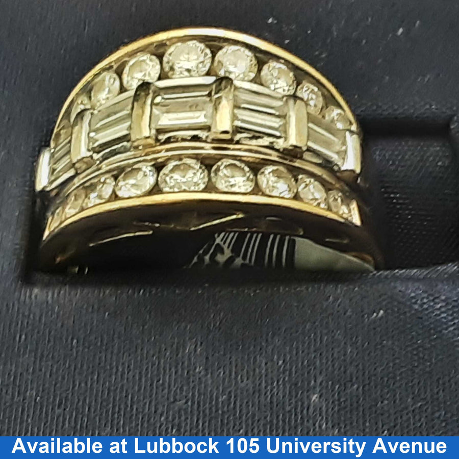 Women's Ring - Yellow Gold 14k (.585) 8.1 grams Size 7