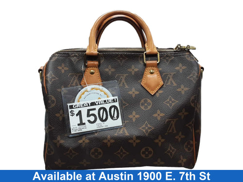 Louis Vuitton Speedy 25 Brown Purse / Handbag