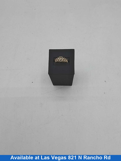 Women's Ring - Yellow Gold 10k (.417) 3.4 grams Size 20