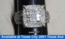 Women's Ring - White Gold 10k (.417) 6 grams Size 7