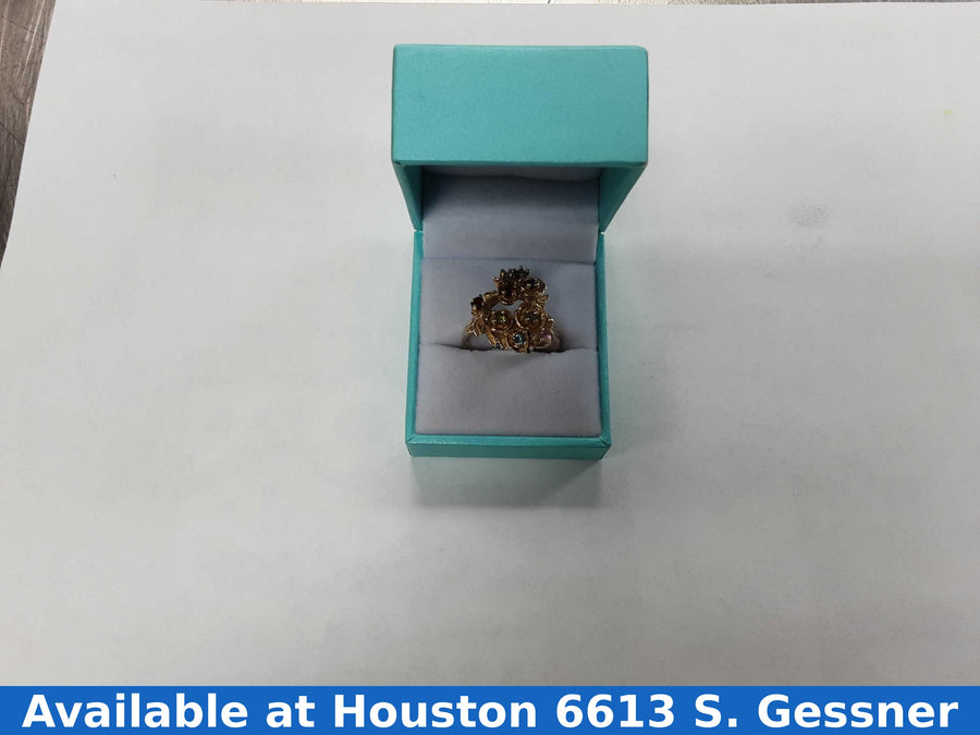 Women's Ring - Yellow Gold 10k (.417) 7.9 grams Size 10