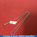Rope Chain - Silver 7.6 grams 18 inch