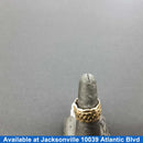 Women's Ring - Yellow Gold 10k (.417) 7.9 grams Size 8.5