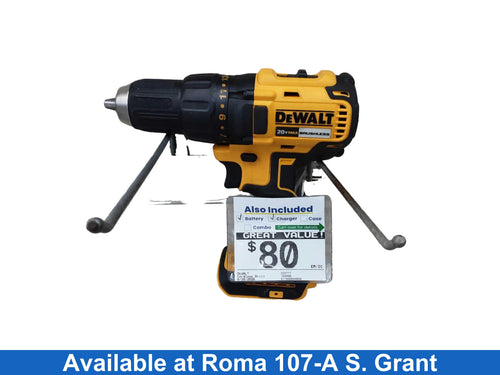 Dewalt Dcd777 Yellow Cordless Standard Drill