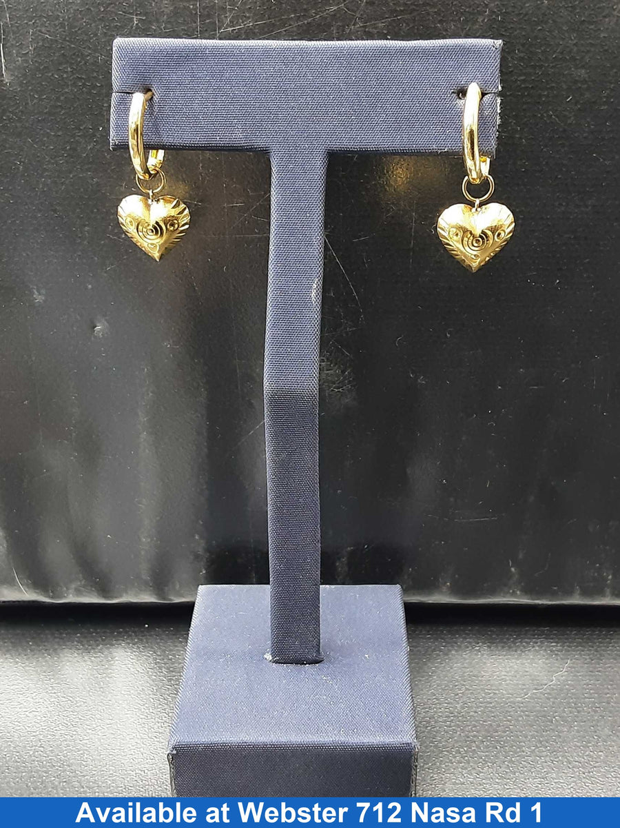 Bangle Earrings - Yellow Gold 18k (.750) 3.2 grams