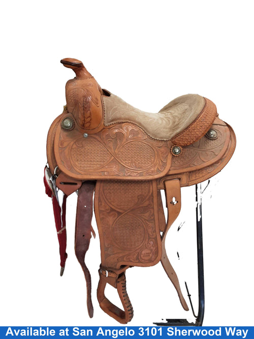 L. A. Koen Brown Western Saddle