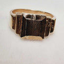 Men's Ring - Yellow Gold 10k (.417) 1.5 grams Size 1