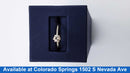 Women's Ring - Solitaire - White Gold 14k (.585) 2.2 grams Size 5.5