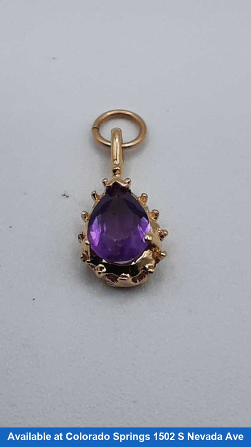Diamond Pendant - Yellow Gold 14k (.585) 0.8 grams