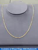 Box Chain - Yellow Gold 14k (.585) 4.9 grams 24 inch