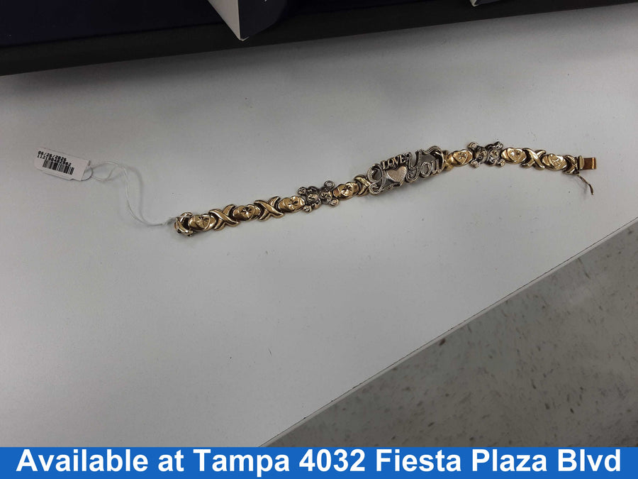 Bracelet - Yellow Gold 10k (.417) 11 grams 8 inch