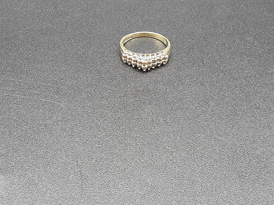Women's Ring - Yellow Gold 10k (.417) 2.6 grams Size 7.5