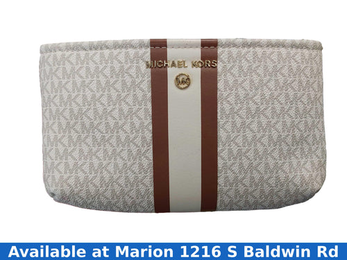 Michael Kors Belted Fanny Beige / Tan Purse / Handbag