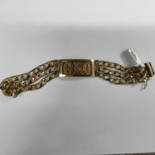 ID Bracelet - Yellow Gold 10k (.417) 43 grams 6 inch