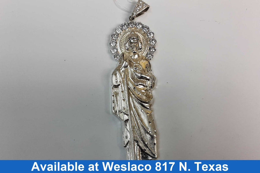 Religious Pendant - Silver 139 grams