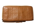 Michael Kors Mono Zip Wallet Beige / Tan Wallet