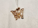 14k Yellow Gold Butterfly Pendant