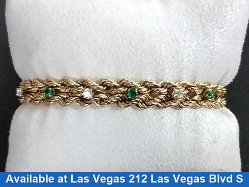 Rope Bracelet - Yellow Gold 14k (.585) 19.8 grams 12 inch