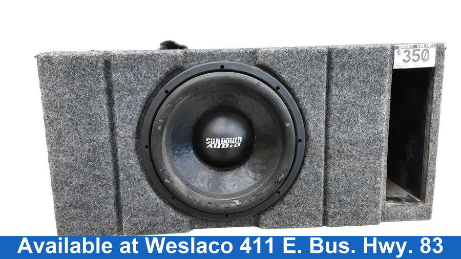 Sundown Audio Black Car Sub-Woofer